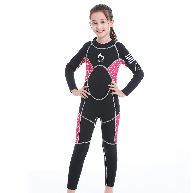 3MM Kids Wetsuit, Warm Full Bo - Snorkeling Gear 评论和价格