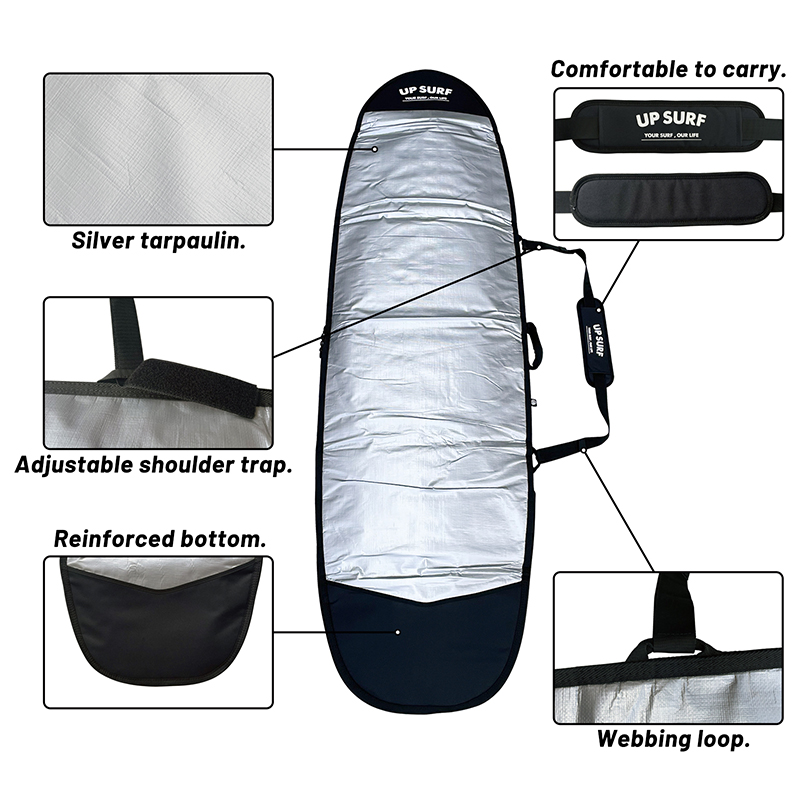 Funboard 7.0/7.6/8.0ft Surf Bo - Surfboard Leash 评论和价格
