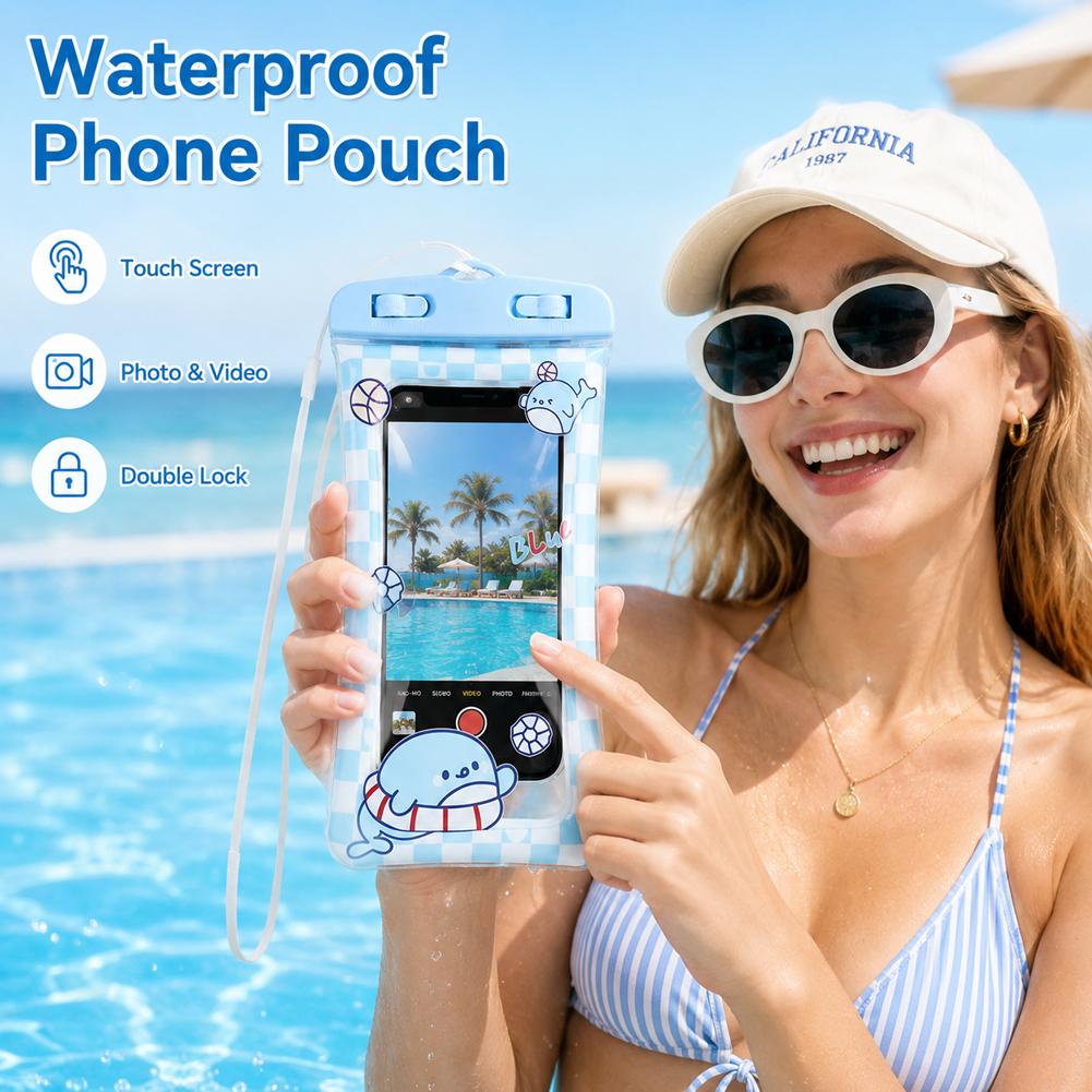 Cute Bear Waterproof Phone Cas - Dry Bag Waterproof 评论和价格