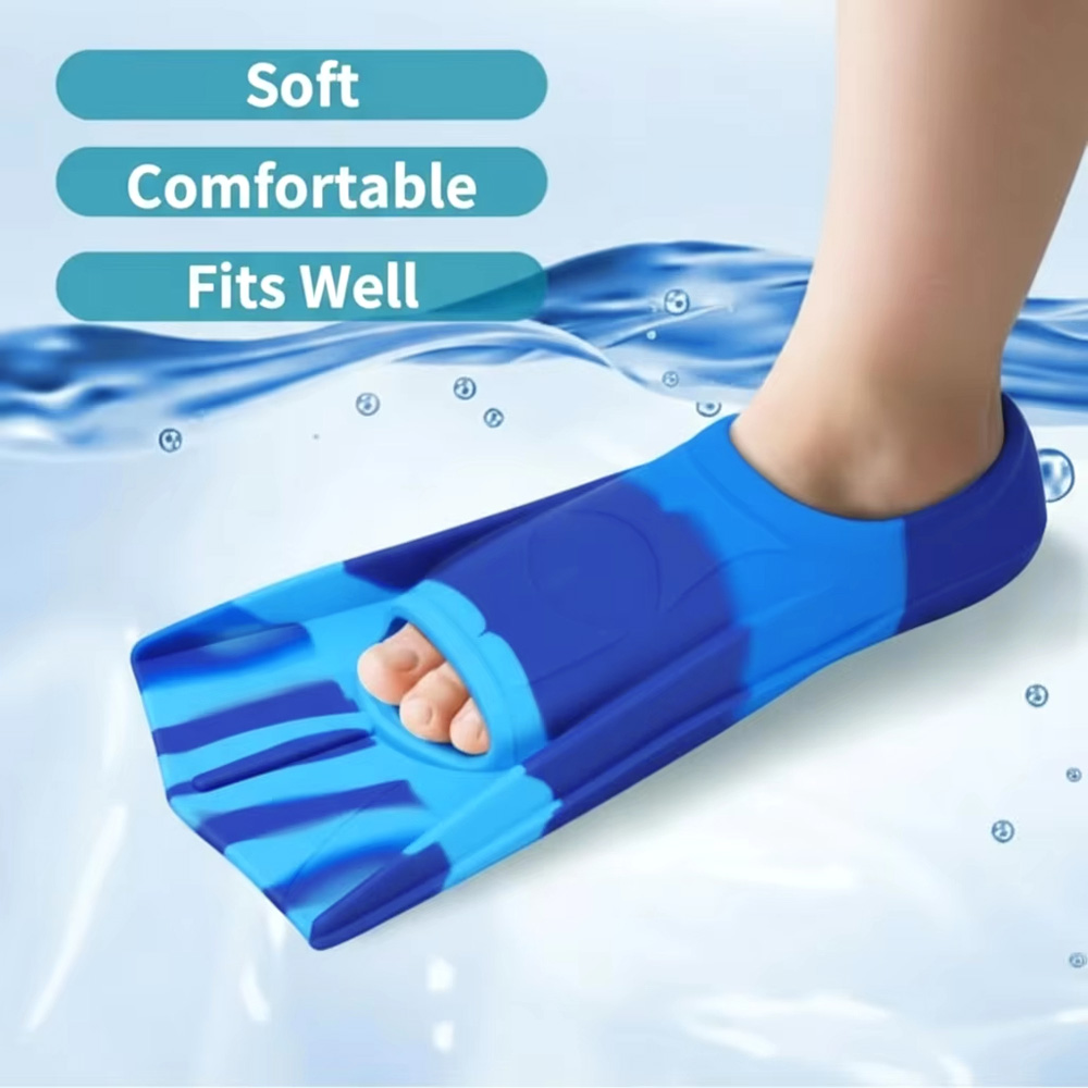 Silicone Swimming Flippers Sno - Flippers Swimming 评论和价格