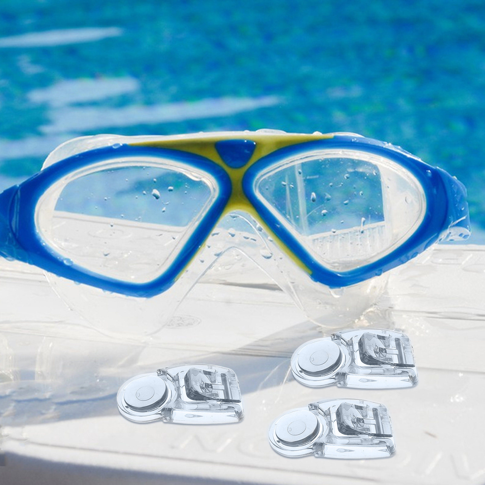 4Pcs Universal Swim Goggles Bu - Goggles Swim 评论和价格