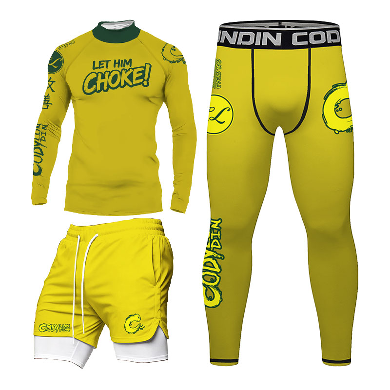 Men BJJ Rashguard Set No Gi Br - Rash Guard 评论和价格